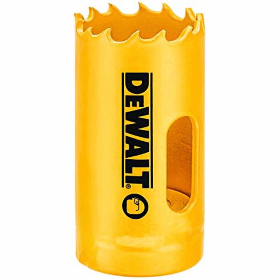 DEWALT D180012 3/4-Inch Standard Bi-Metal Hole Saw for $23 DEWALT D180012 3/4-Inch Standard Bi-Metal Hole Saw for $23