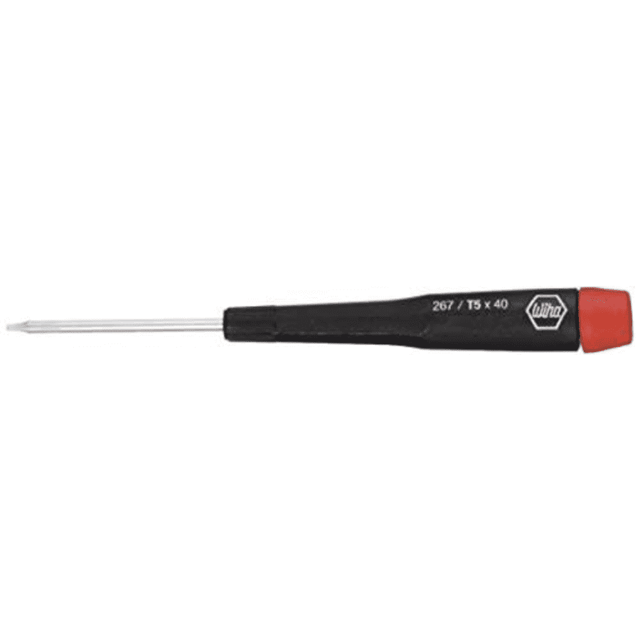 Wiha Tools Wiha 96705 Torx Screwdriver with Precision Handle, T5 x 40mm for $10 Wiha Tools Wiha 96705 Torx Screwdriver with Precision Handle, T5 x 40mm for $10