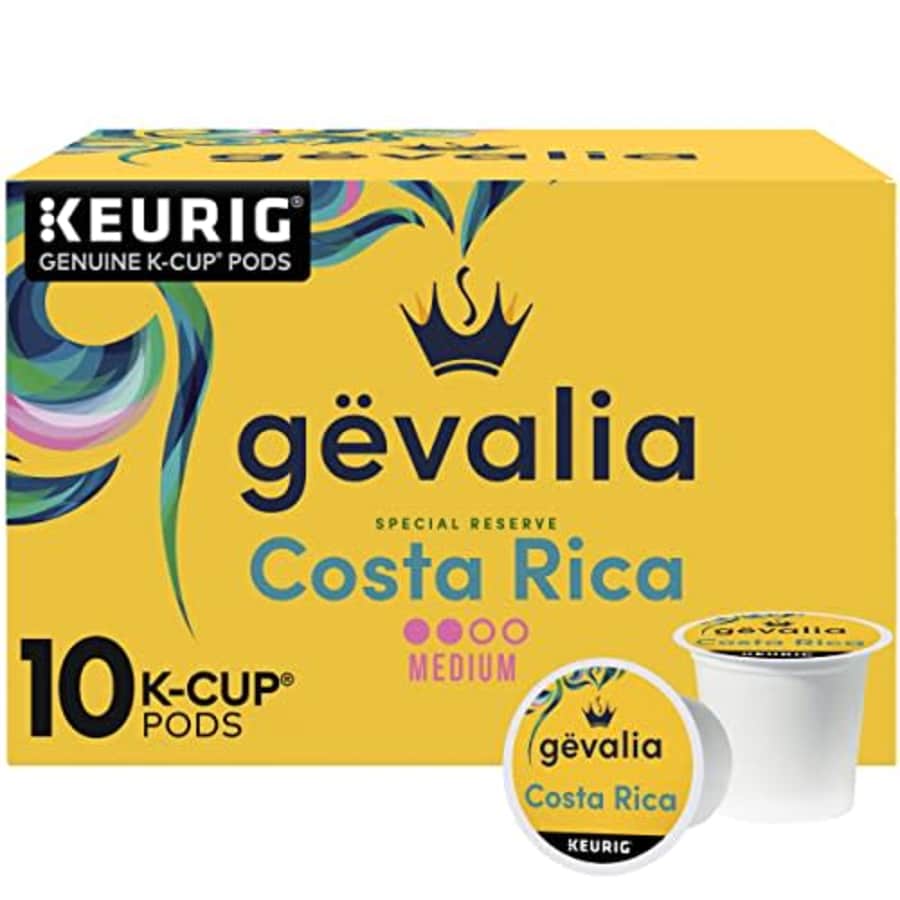 Gevalia Kaffe Special Reserve Costa Rica Medium Roast K-Cup Coffee Pods (10 Pods) for $20