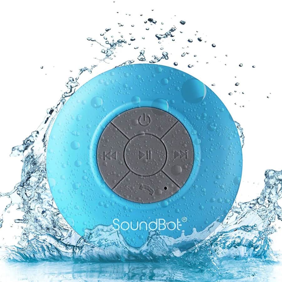 SoundBot Water Resistant Bluetooth 4.0 Shower Speaker for $15 SoundBot Water Resistant Bluetooth 4.0 Shower Speaker for $15