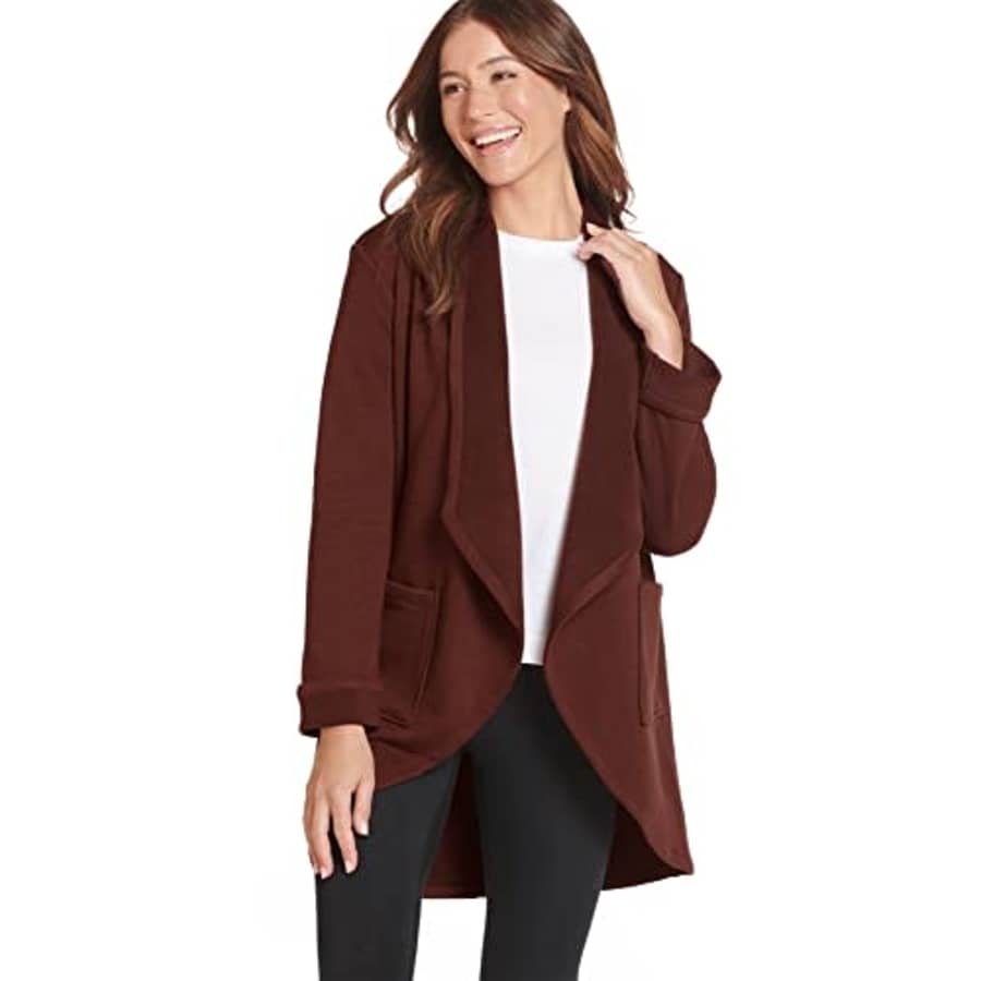 Jockey Women's Activewear Fleece Lined Wrap, Dark Oak, 2XL for $15 Jockey Women's Activewear Fleece Lined Wrap, Dark Oak, 2XL for $15