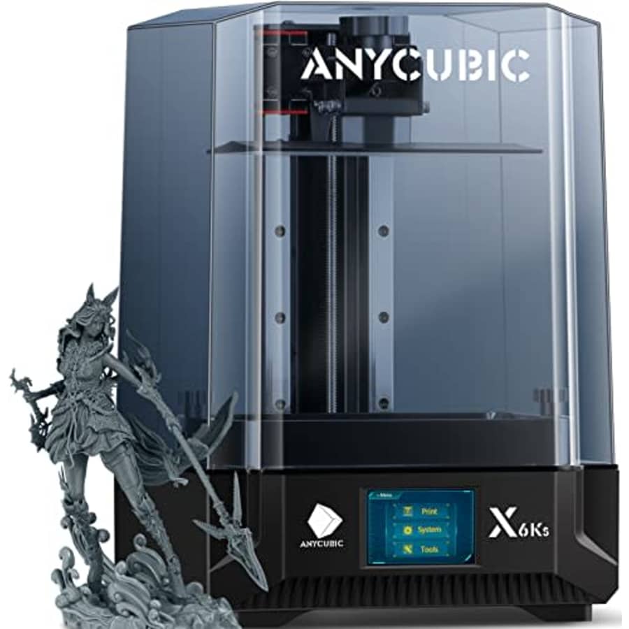 ANYCUBIC Photon Mono X 6Ks, Resin 3D Printer with 9.1'' 6K Mono Screen, LCD SLA Resin Printer with for $340