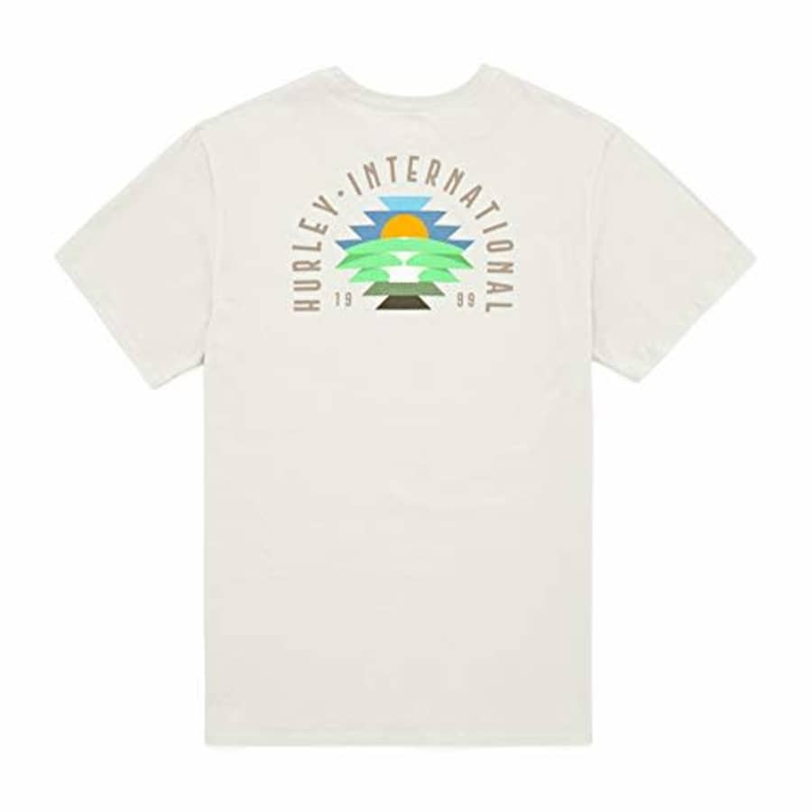 Hurley Men's Premium Findapeak Short Sleeve T-Shirt, Light Bone, XL for $41