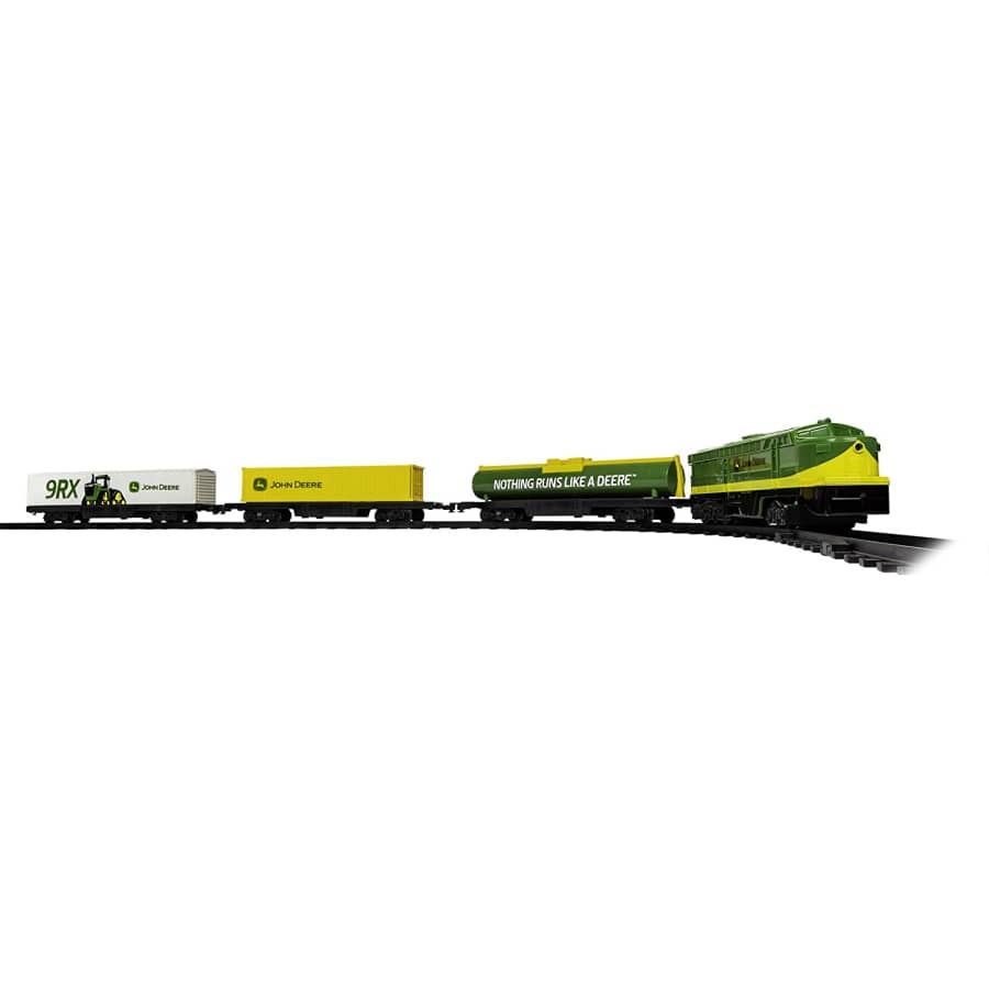 Lionel John Deere Battery-Powered Model Train Set for $34