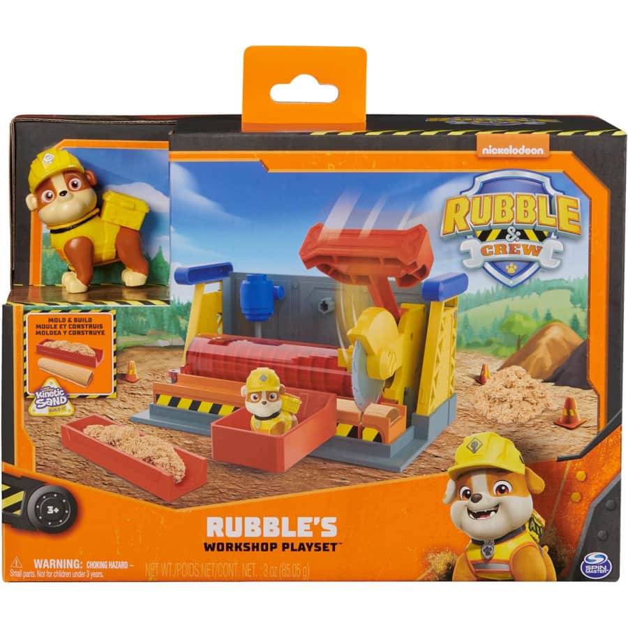 Paw Patrol Rubble & Crew Rubble's Workshop Playset for $6 Paw Patrol Rubble & Crew Rubble's Workshop Playset for $6