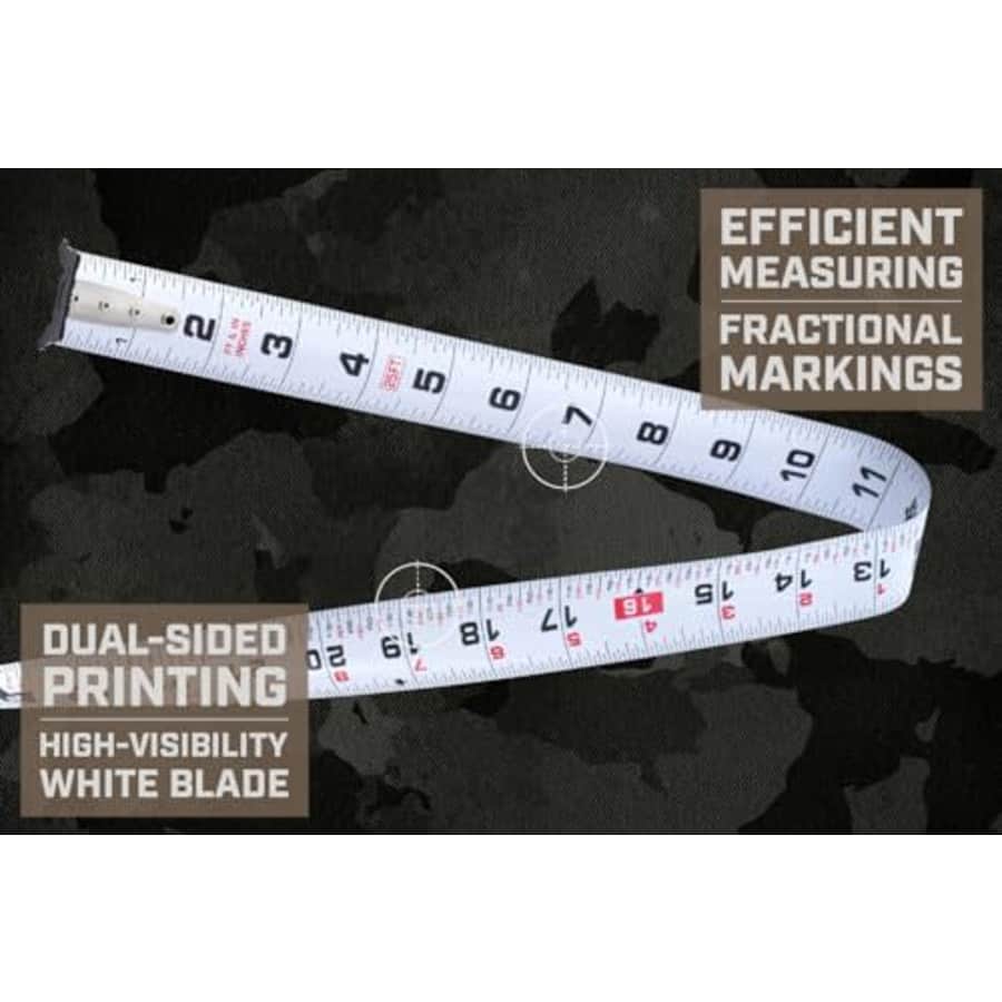 Spec Ops Tools 35-Foot Elite Series Tape Measure, 1 1/4" Double-Sided Blade, includes Fractional for $24