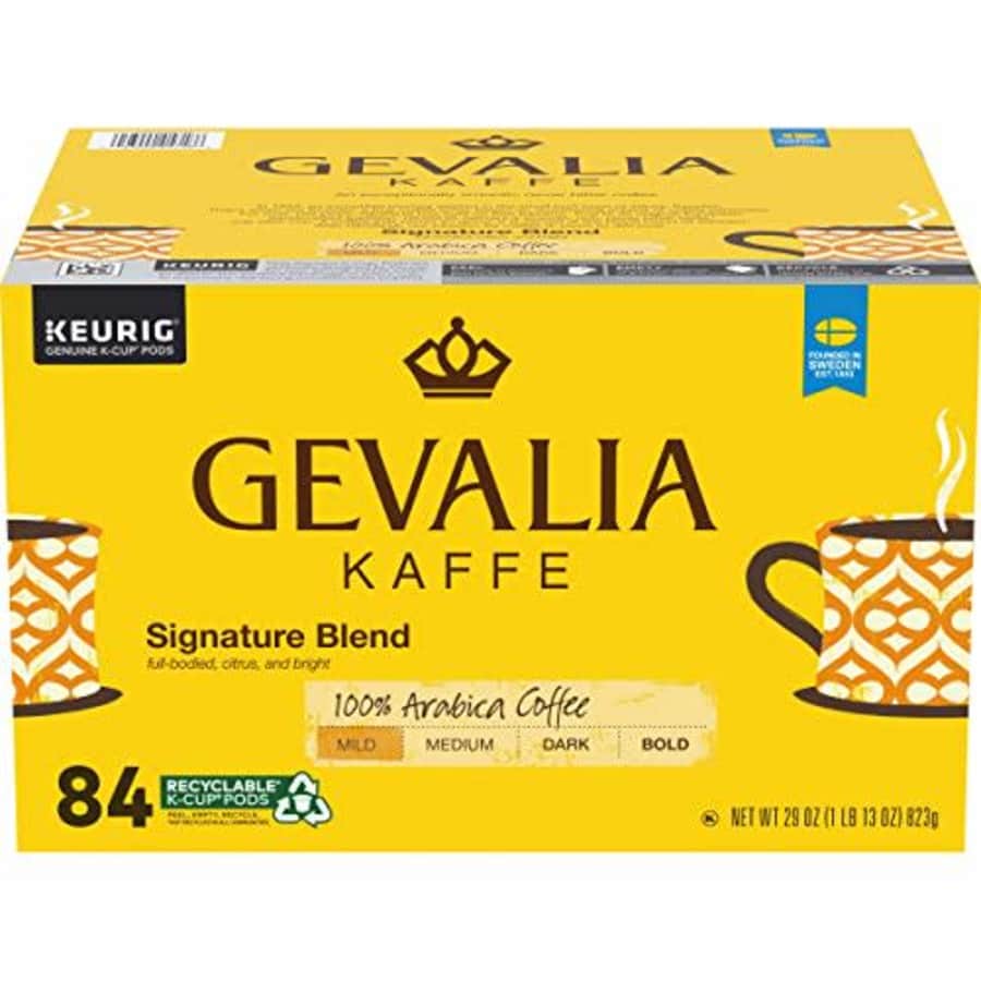Gevalia Signature Blend Mild Roast 84-Count K-Cup Coffee Pods for $29