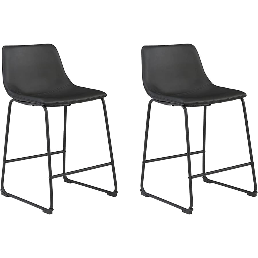 Signature Design by Ashley Centiar 24" Counter Bucket Barstools Set for $150