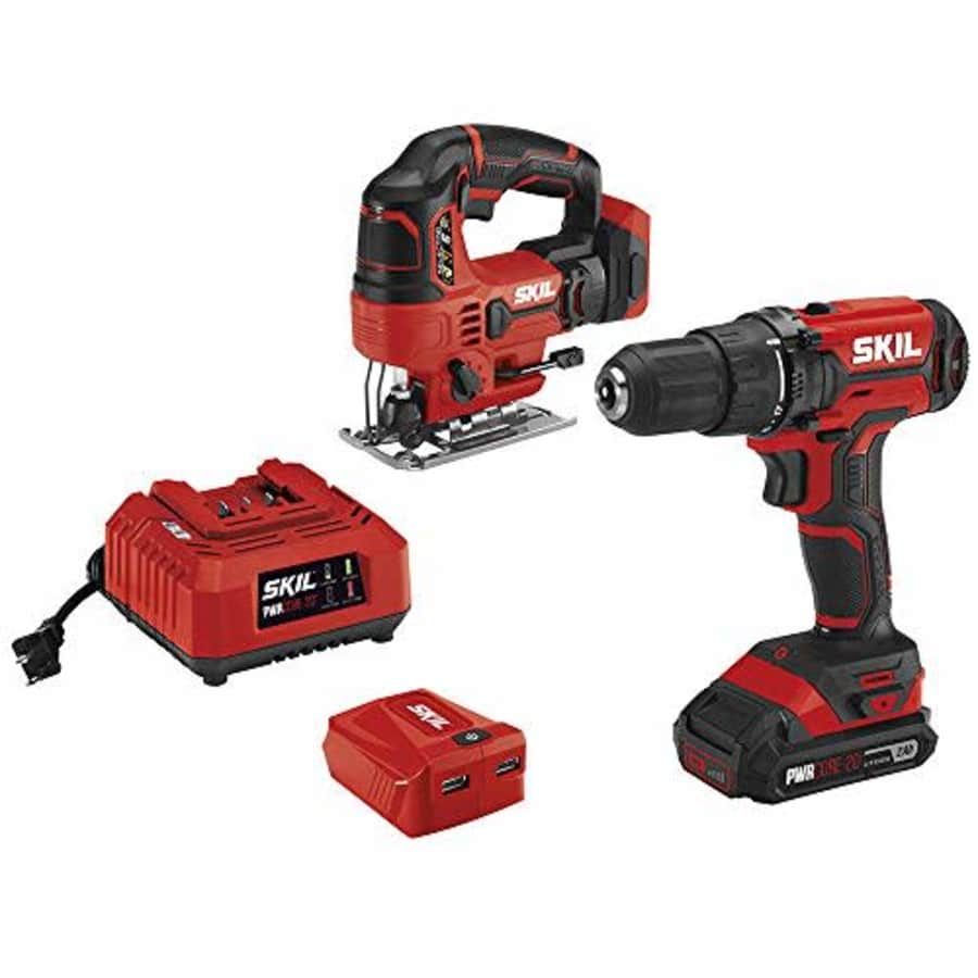 SKIL 20V 2-Tool Combo Kit: 20V Cordless Drill Driver and Jigsaw, Includes 2.0Ah PWRCore 20 Lithium for $136 SKIL 20V 2-Tool Combo Kit: 20V Cordless Drill Driver and Jigsaw, Includes 2.0Ah PWRCore 20 Lithium for $136