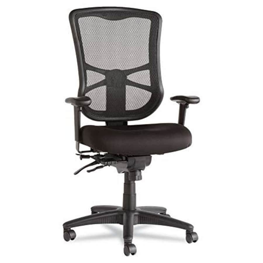 Alera ALEEL41ME10B Alera Elusion Series Mesh High-Back Multifunction Chair, Black for $182 Alera ALEEL41ME10B Alera Elusion Series Mesh High-Back Multifunction Chair, Black for $182