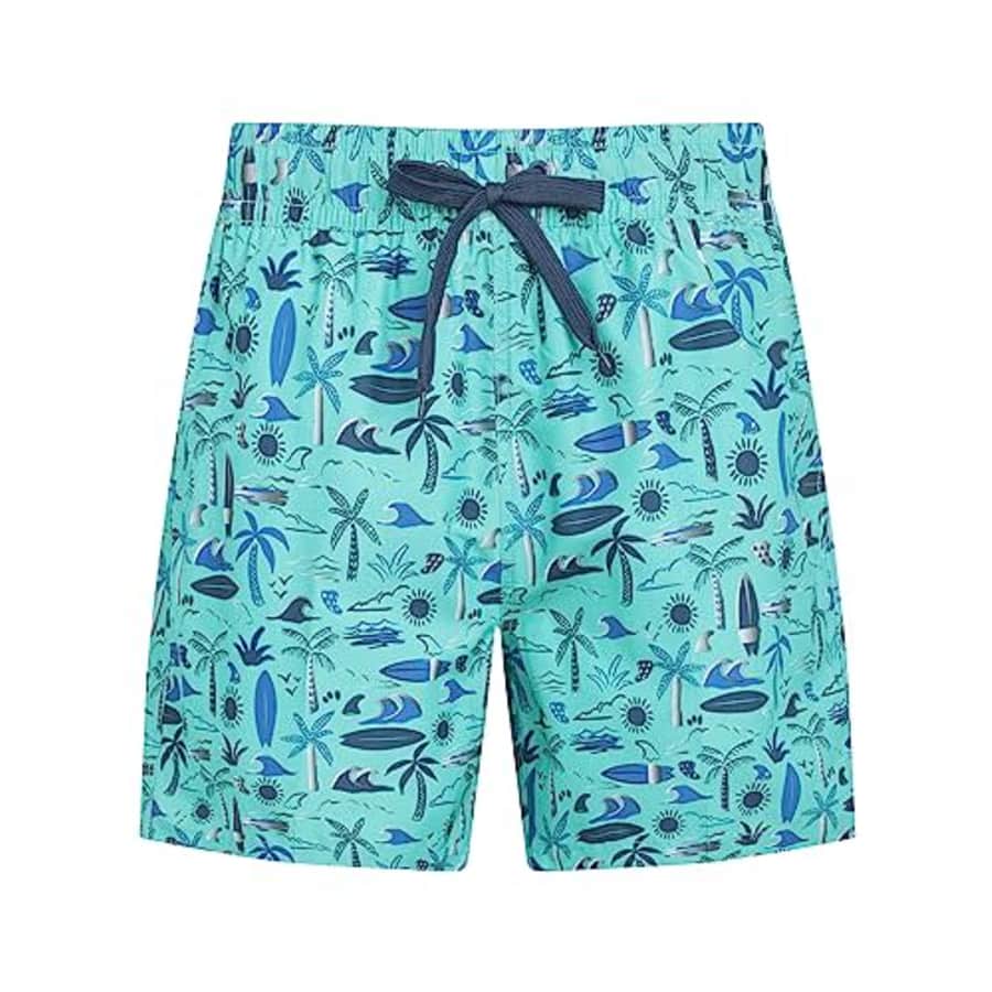 Kanu Surf Men's Standard Iconic Swim Trunks (Regular & Extended Sizes), Yacht Club Green for $14