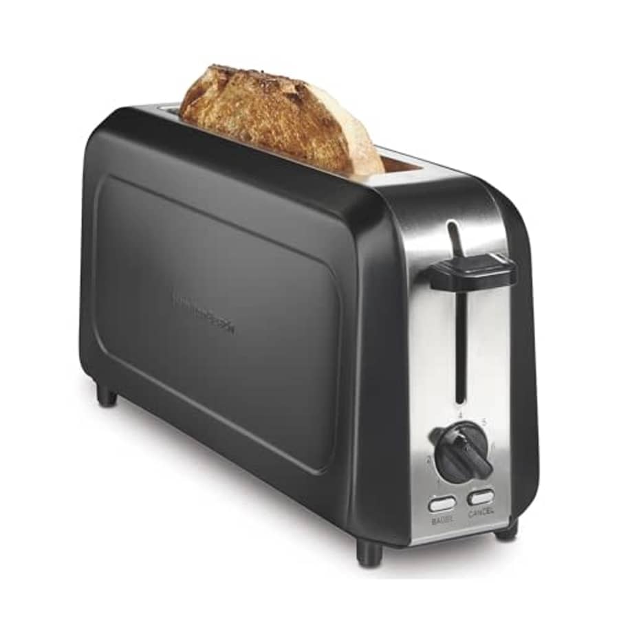 Hamilton Beach Extra Long Slot 2 Slice Toaster with Browning Control, Bagel Function, Cancel Button for $30