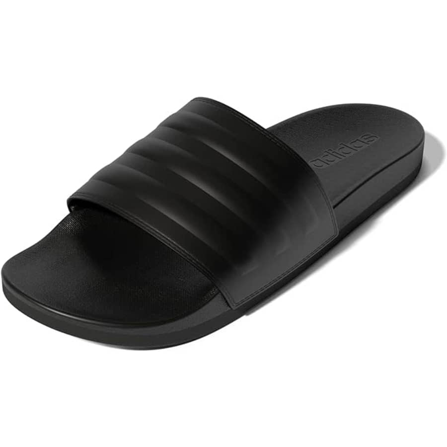 adidas Men's Adilette Comfort Slide Sandals for $15