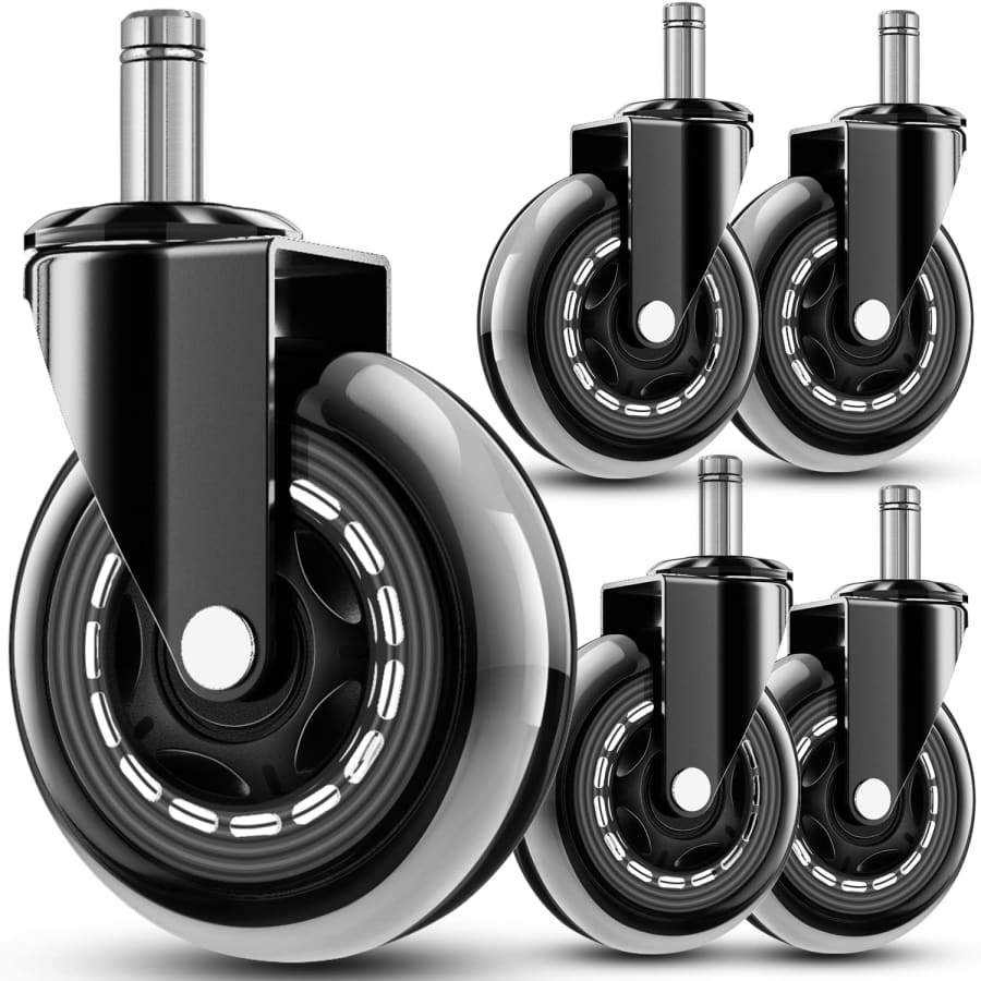 RidRed 3" Chair Casters 5-Pack for $19