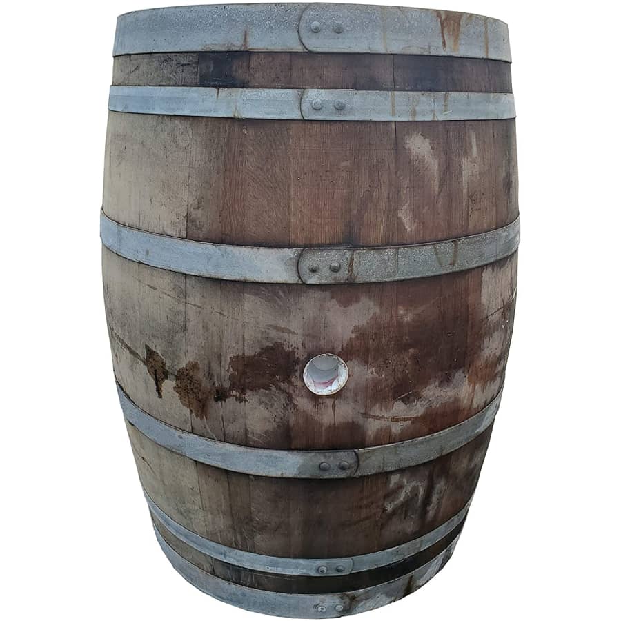 Master Garden Products Oak Wood Whole Wine Barrel for $275