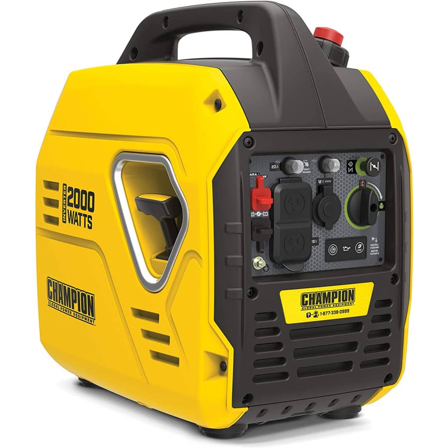 Champion 2,000W Ultralight Portable Inverter Generator for $629 Champion 2,000W Ultralight Portable Inverter Generator for $629