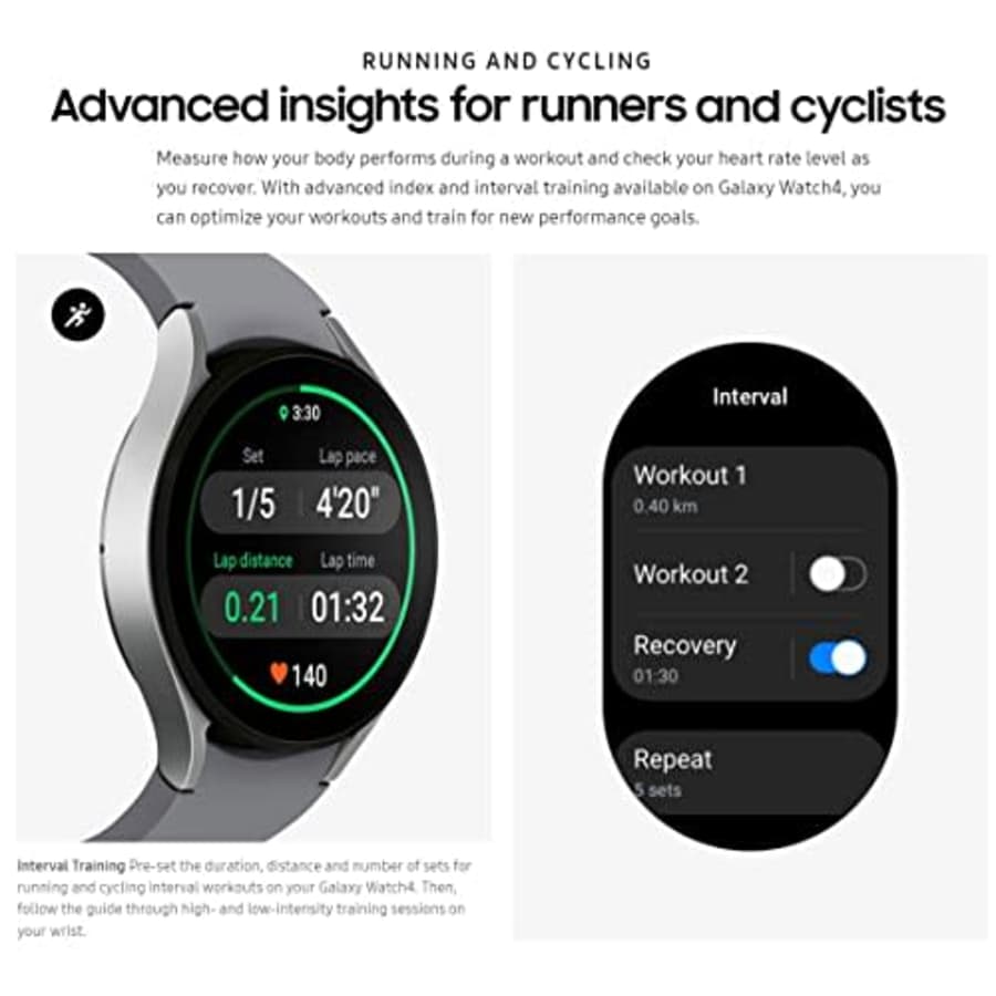 Samsung Galaxy Watch 4 Classic 46mm Smartwatch with ECG Monitor Tracker for Health Fitness Running for $83