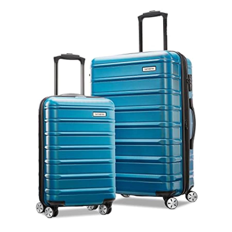 Samsonite Omni 2 Hardside Expandable Luggage with Spinner Wheels, Caribbean Blue, 2-Piece Set for $410 Samsonite Omni 2 Hardside Expandable Luggage with Spinner Wheels, Caribbean Blue, 2-Piece Set for $410