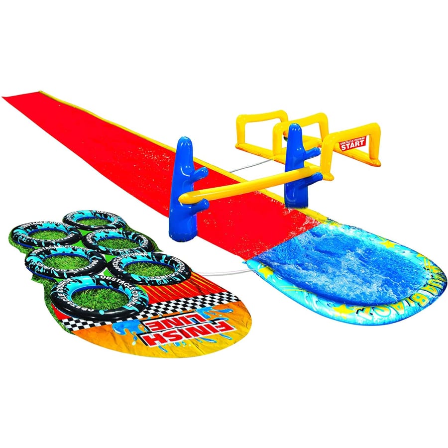 Banzai Aqua Blast Obstacle Course Slide for $23 Banzai Aqua Blast Obstacle Course Slide for $23