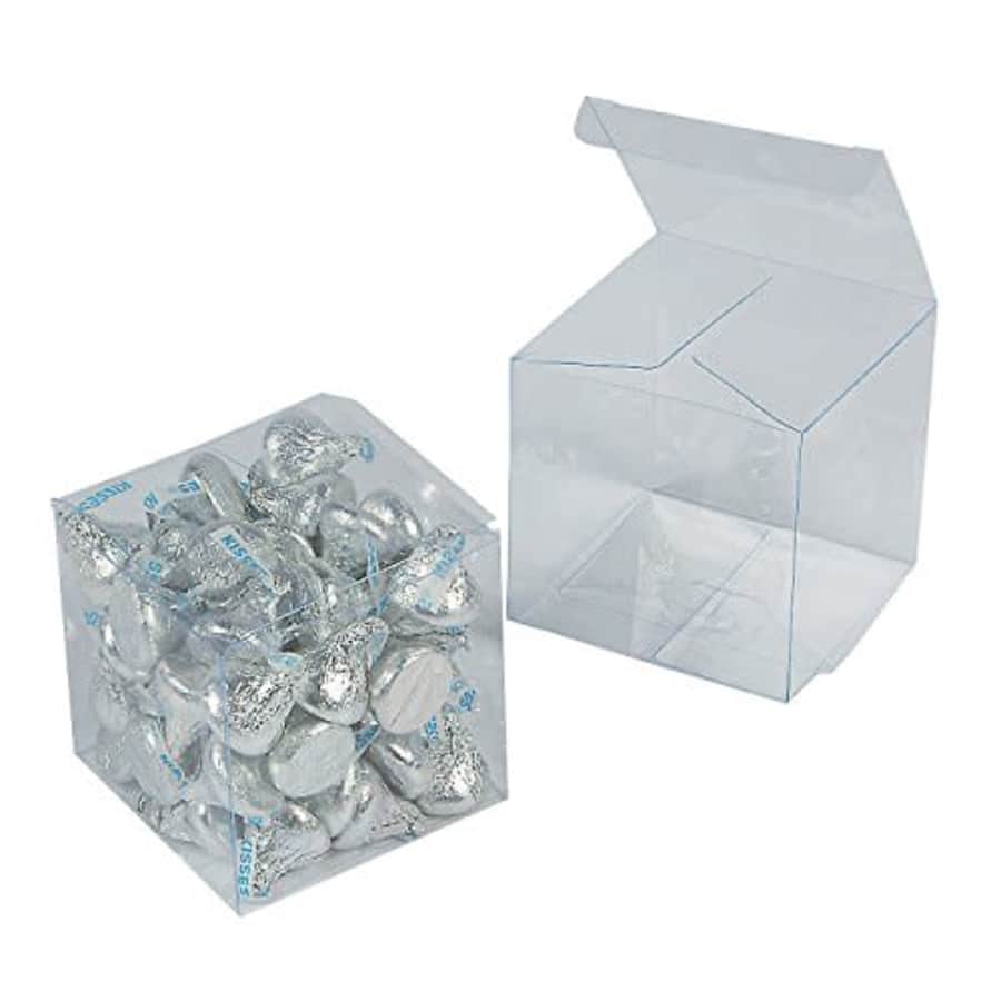 Fun Express - 4" Clear Plastic Favor Boxes (24pc) - Party Supplies - Containers & Boxes - Plastic for $10 Fun Express - 4" Clear Plastic Favor Boxes (24pc) - Party Supplies - Containers & Boxes - Plastic for $10