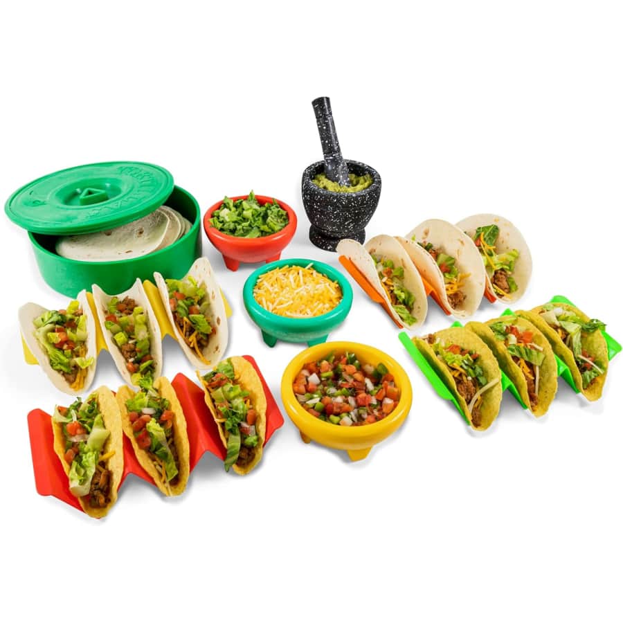 Nostalgia Taco Tuesday Complete Taco Serving Set for $18