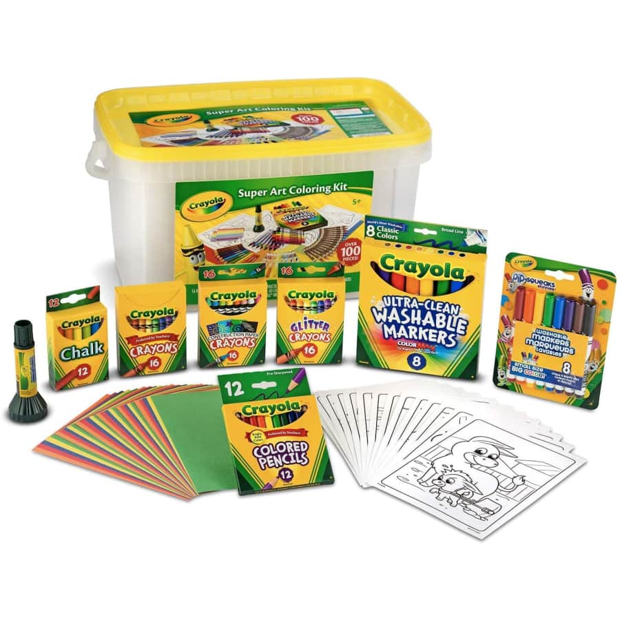 Crayola Super Art Coloring Kit for $28