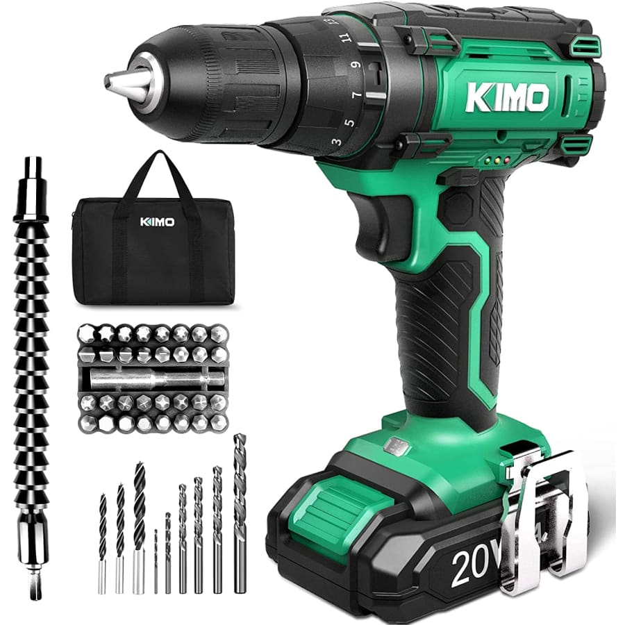 Kimo 20V Cordless Drill Set for $33