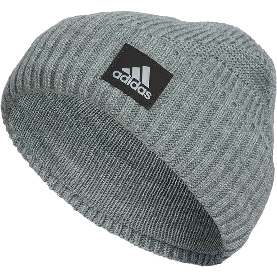 adidas Men's Pine Knot Fold Beanie for $8 adidas Men's Pine Knot Fold Beanie for $8