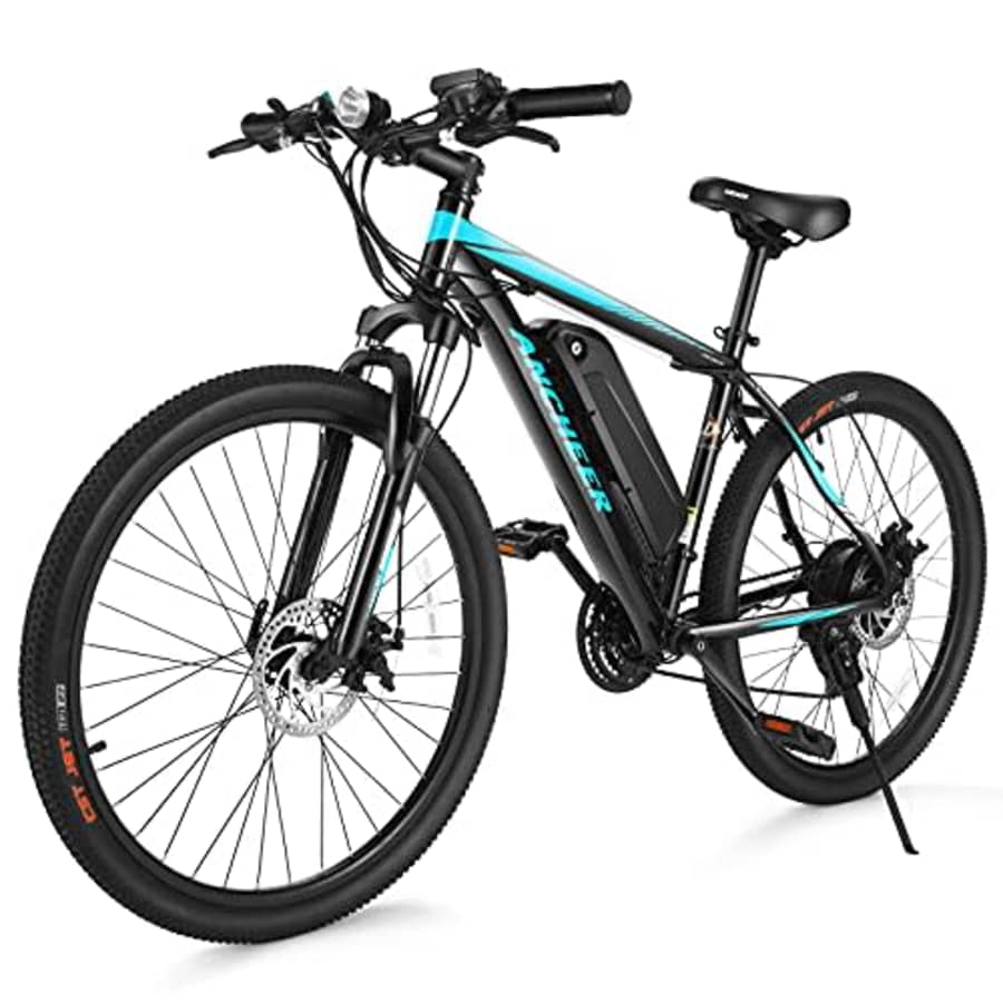 ANCHEER Electric Bike Commuter EBike 350W 26'' Electric Mountain Bicycle, 20MPH Adults Ebike with for $550 ANCHEER Electric Bike Commuter EBike 350W 26'' Electric Mountain Bicycle, 20MPH Adults Ebike with for $550