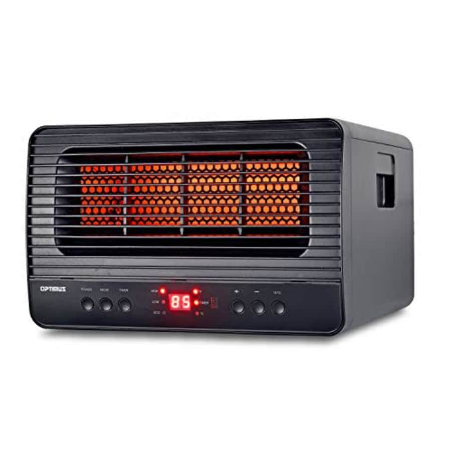 Optimus H-8014 Infrared Quartz Heater with Remote, LED Display for $65 Optimus H-8014 Infrared Quartz Heater with Remote, LED Display for $65