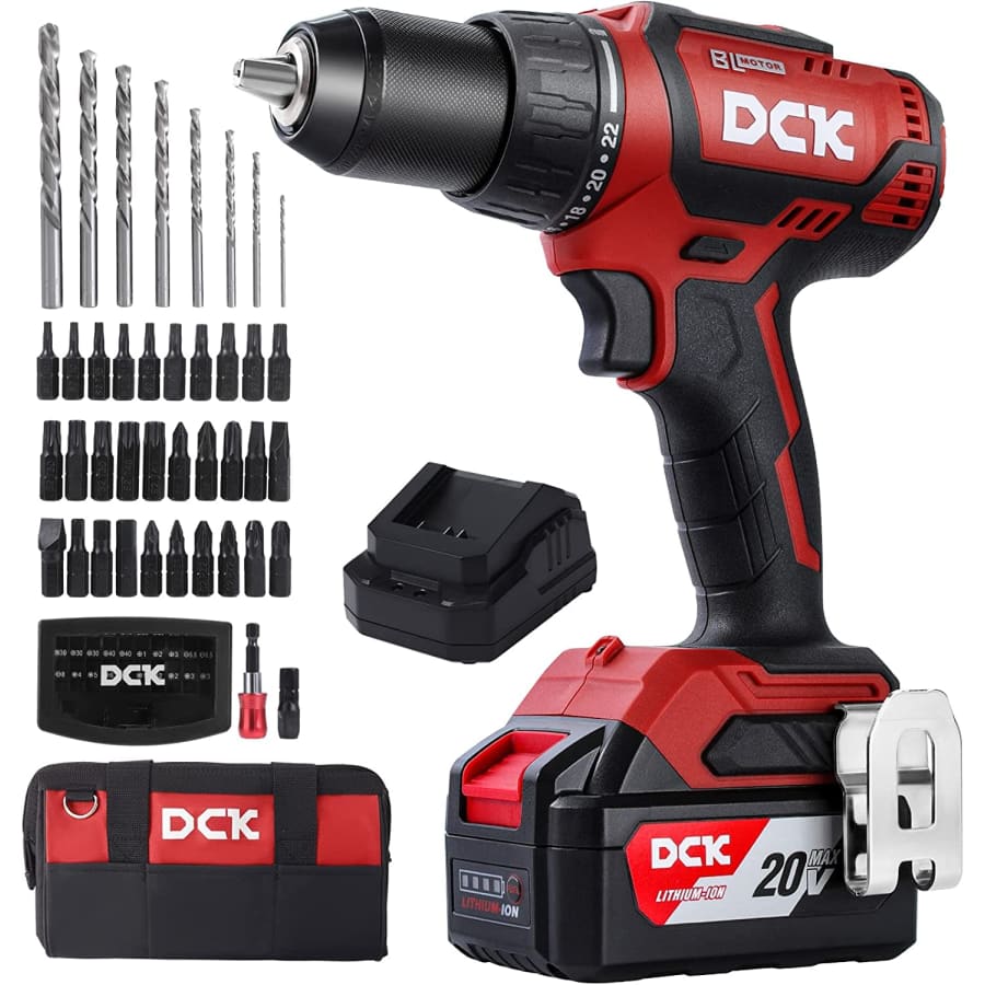 DCK 20V Cordless Drill Kit for $80 DCK 20V Cordless Drill Kit for $80