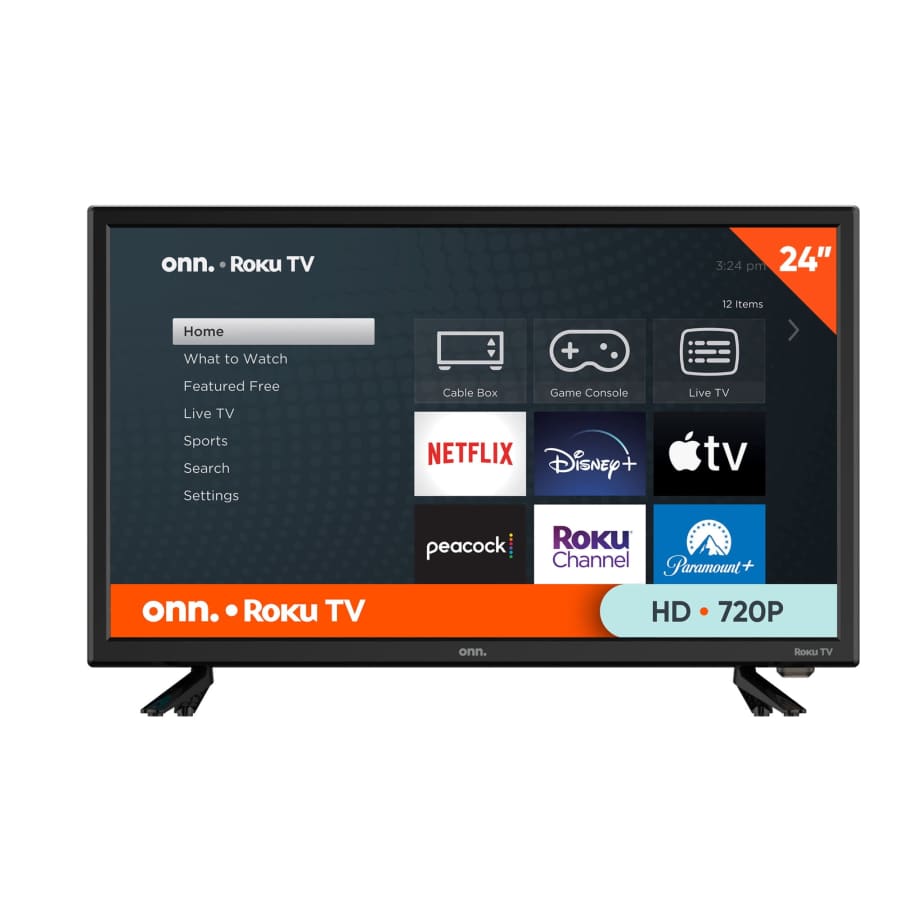 Onn 24" Class HD 720p LED Roku Smart TV for $74