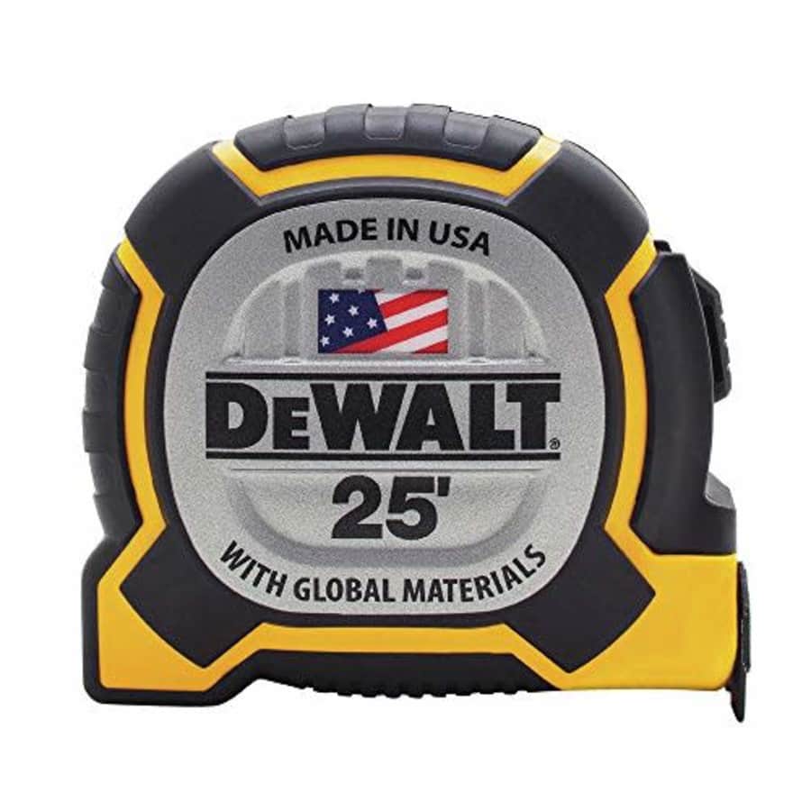 DEWALT DWHT36225S 25FT Tape Measure for $35 DEWALT DWHT36225S 25FT Tape Measure for $35