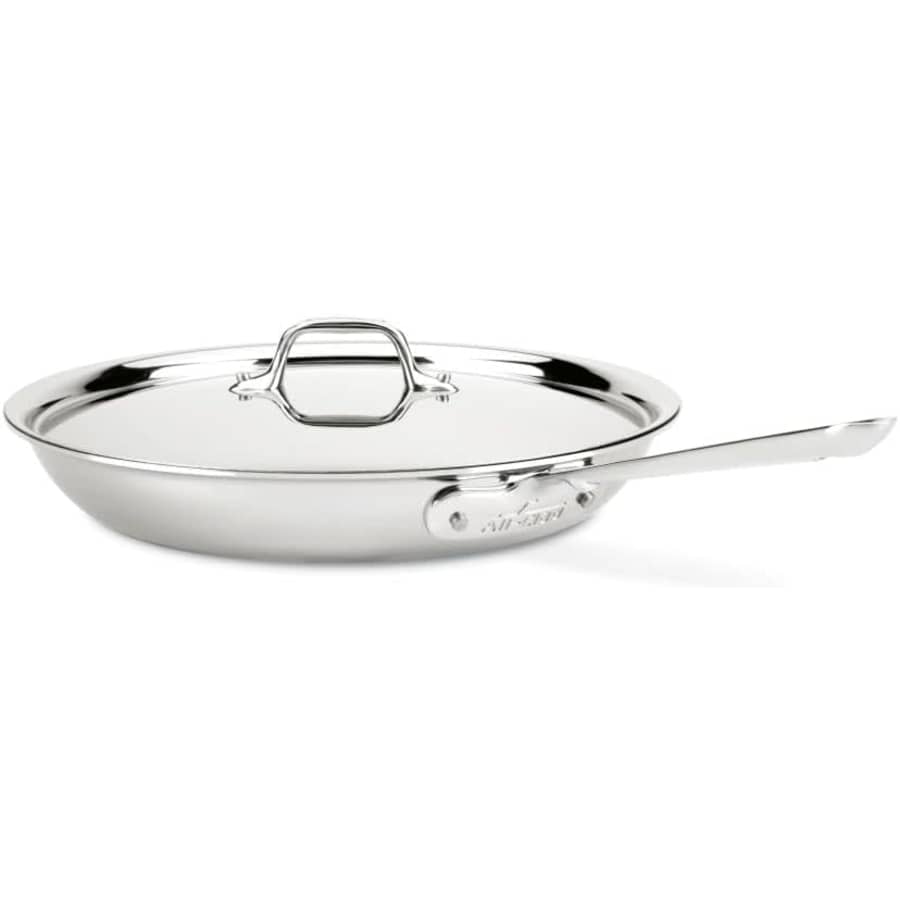All-Clad D3 3-Ply 12" Stainless Steel Fry Pan for $100