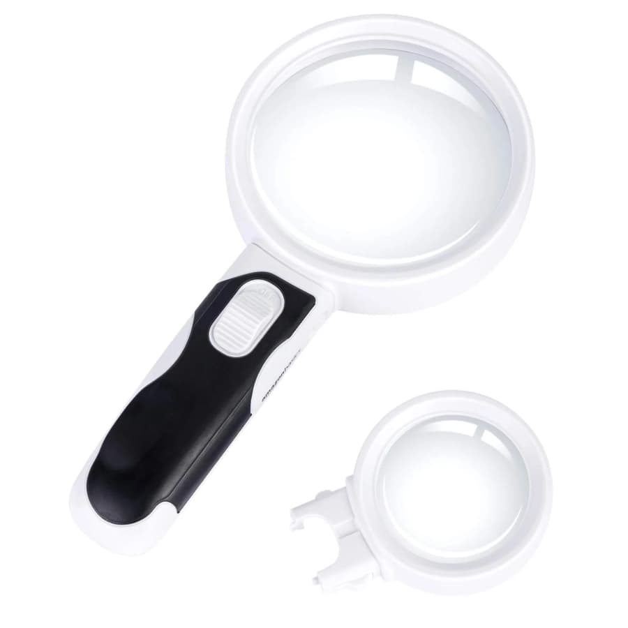 Amazon Basics 2-Lens Magnifying Glass for $4