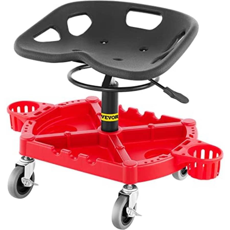 Vevor Rolling Garage Stool for $49