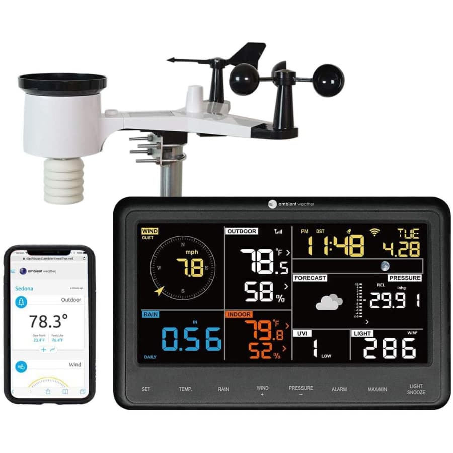 Ambient Weather WiFi Smart Weather Station for $190