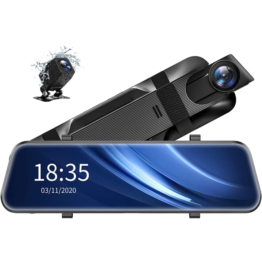 ViviLink VX510 2.5K 10" Mirror Dash Cam for $126