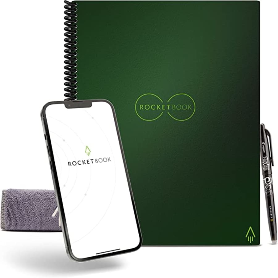 Rocketbook Core 8.5" x 11" Smart Reusable Notebook for $34
