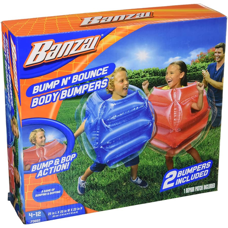 Banzai Bump N' Bounce Body Bumpers for $17
