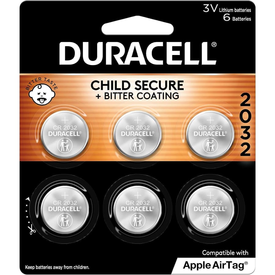 Duracell 2032 Lithium Battery 6-Pack for $9 Duracell 2032 Lithium Battery 6-Pack for $9