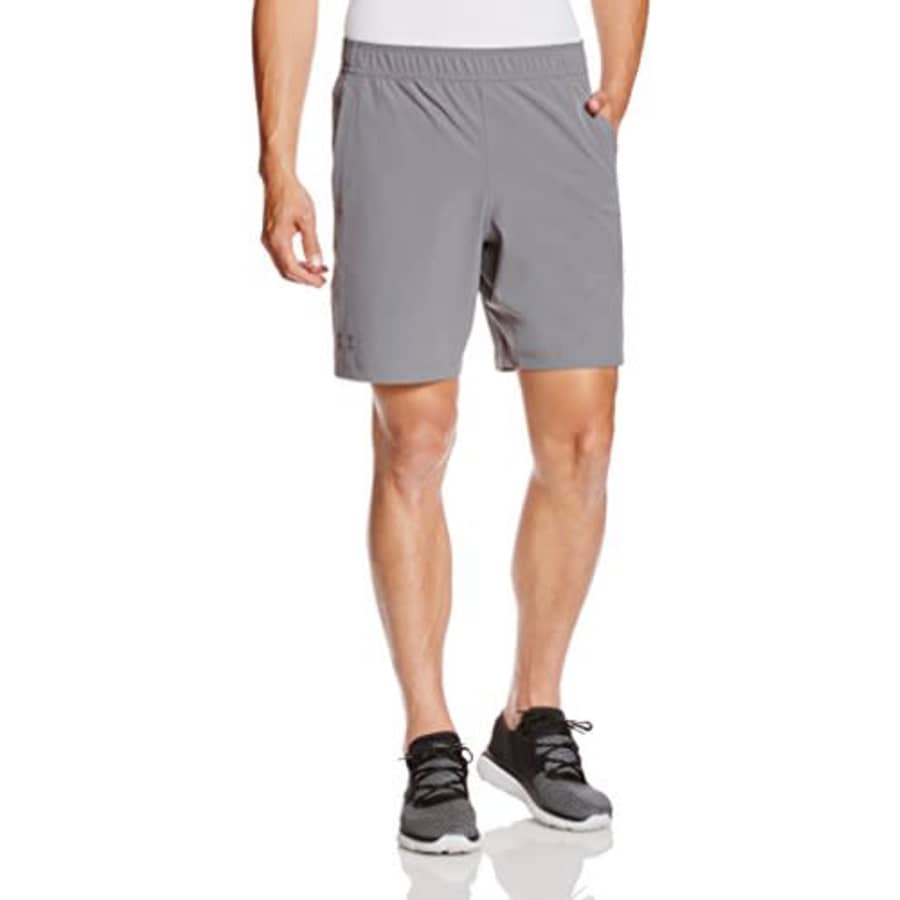 Under Armour Men's Storm Vortex Shorts, Graphite (040)/Black, Small for $51