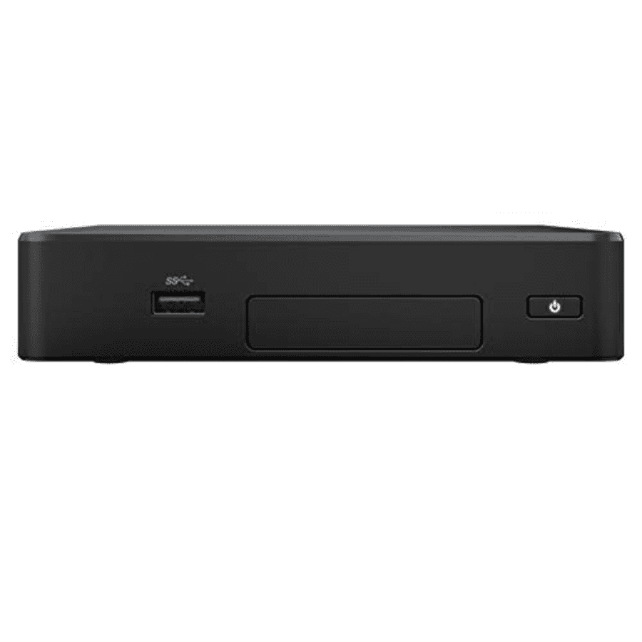 INTEL NUC Mini PC 8th Generation Celeron / 4GB / 64GBeMMC / m.2 SSD Compatible / No Power Cord for $400