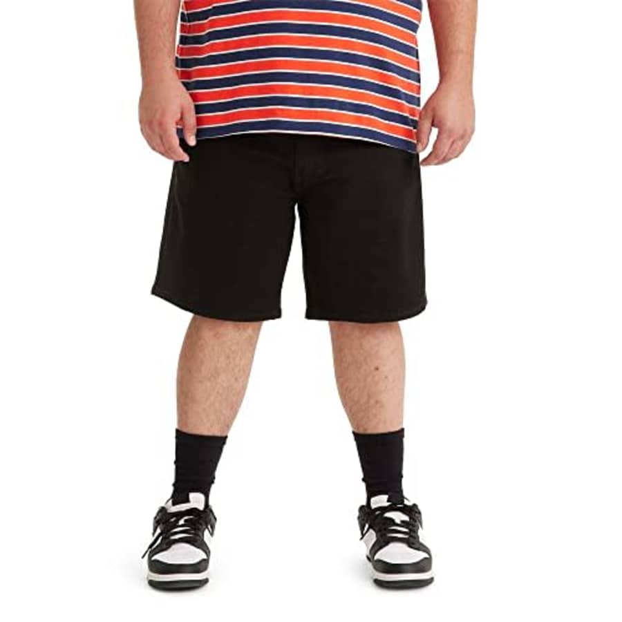 Levi's Men's 405 Standard 505 Regular Fit Shorts, Steel Black, 54 for $50
