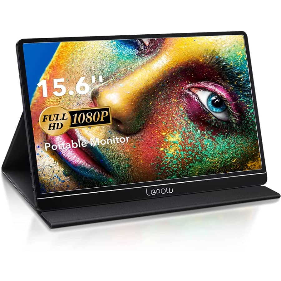 LePow 15.6" 1080p USB-C Portable Monitor for $130