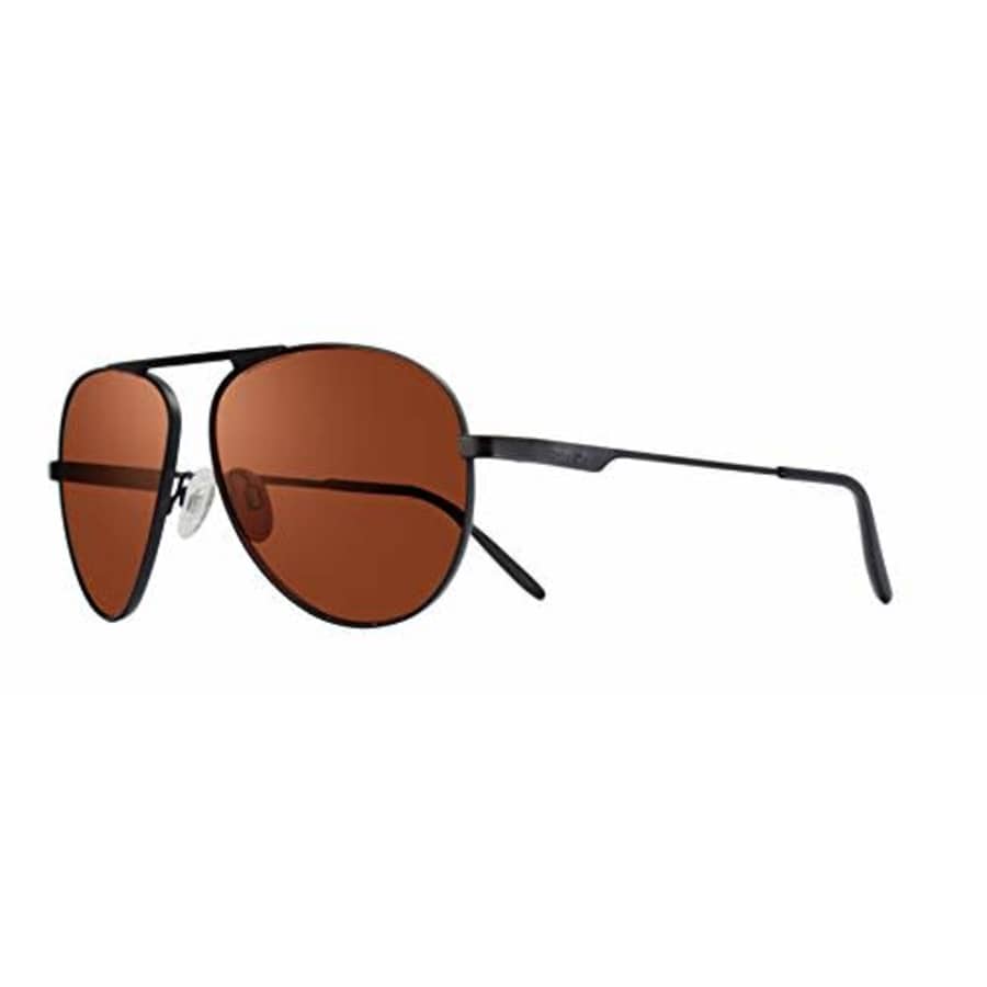 Revo Sunglasses Metro x Jeep: Polarized Lens Filters UV, Metal Aviator Frame, Satin Black Frame for $85