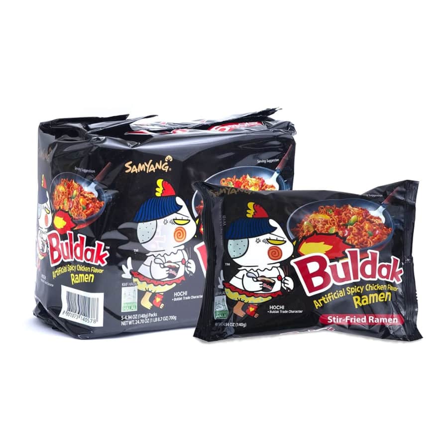 Samyang Buldak Spicy Chicken-Flavored Ramen 40-Pack for $51 Samyang Buldak Spicy Chicken-Flavored Ramen 40-Pack for $51