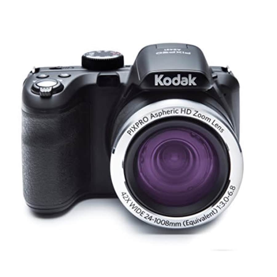 Kodak PIXPRO Astro Zoom AZ421-BK 16MP Digital Camera with 42X Optical Zoom and 3" LCD Screen (Black) for $238 Kodak PIXPRO Astro Zoom AZ421-BK 16MP Digital Camera with 42X Optical Zoom and 3" LCD Screen (Black) for $238