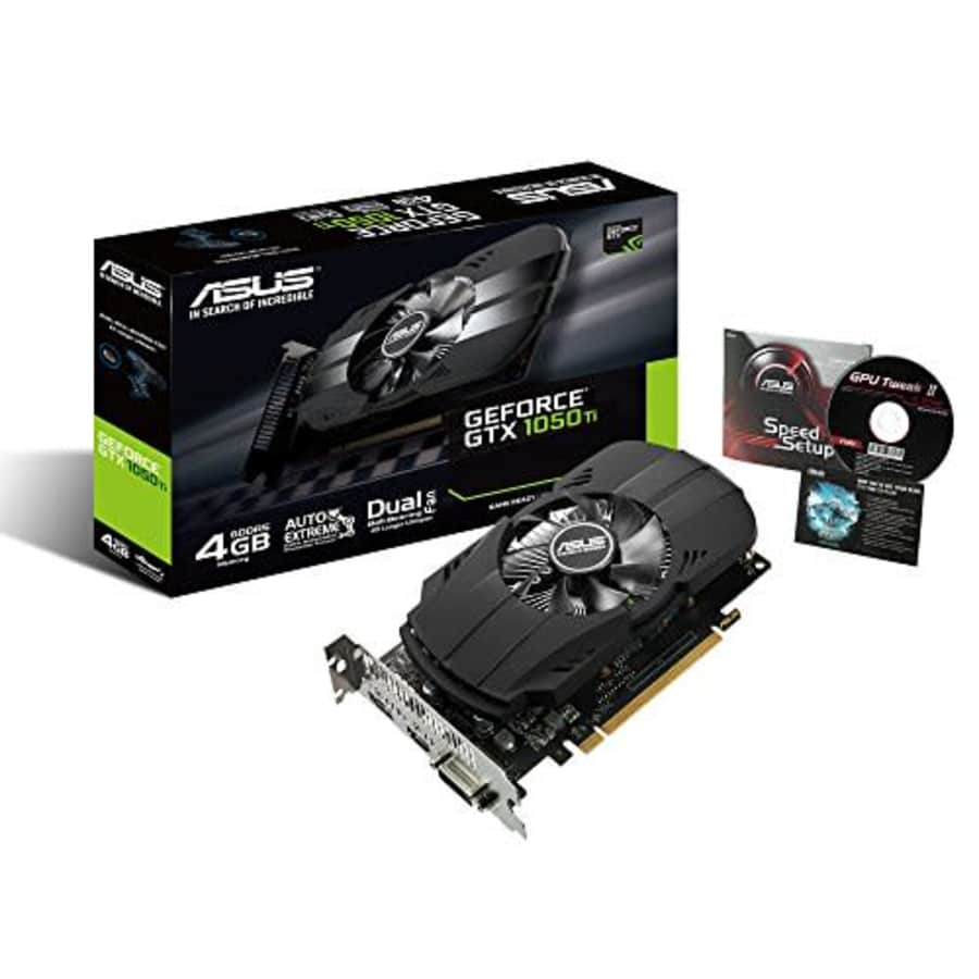 Asus GeForce GTX 1050 Ti 4GB Phoenix Fan Edition DVI-D HDMI DP 1.4 Gaming Graphics Card for $245