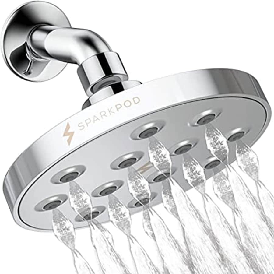 SparkPod Power Rain Shower Head from $9